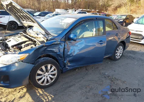 2013 Toyota Corolla Le z USA, uszkodzony, nr VIN 5YFBU4EE2DP202049